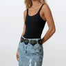 Black Heart Tie Waist Belt Belts Kate Hewko 