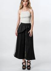 Black Layered Mesh Wide Leg Pants Pants Kate Hewko 