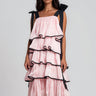 Bow Strap Tiered Ruffle Dress Dresses Kate Hewko 