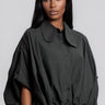 Bubble Hem Button Up Blouse Blouses Kate Hewko 