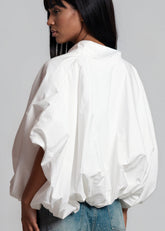 Bubble Hem Button Up Blouse Blouses Kate Hewko 