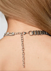 Buckle Chain Gemstone Choker Necklaces Kate Hewko 