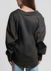 Buckle Wrap Button Up Shirt Blouses Kate Hewko 