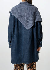 Buckled Wrap Denim Shirt Layering Pieces Kate Hewko 