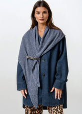 Buckled Wrap Denim Shirt Layering Pieces Kate Hewko 