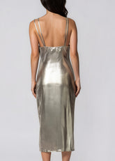 Bustier Metallic Slip Dress Dresses Kate Hewko 