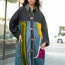 Cable Knit Patchwork Denim Trench Outerwear Kate Hewko 