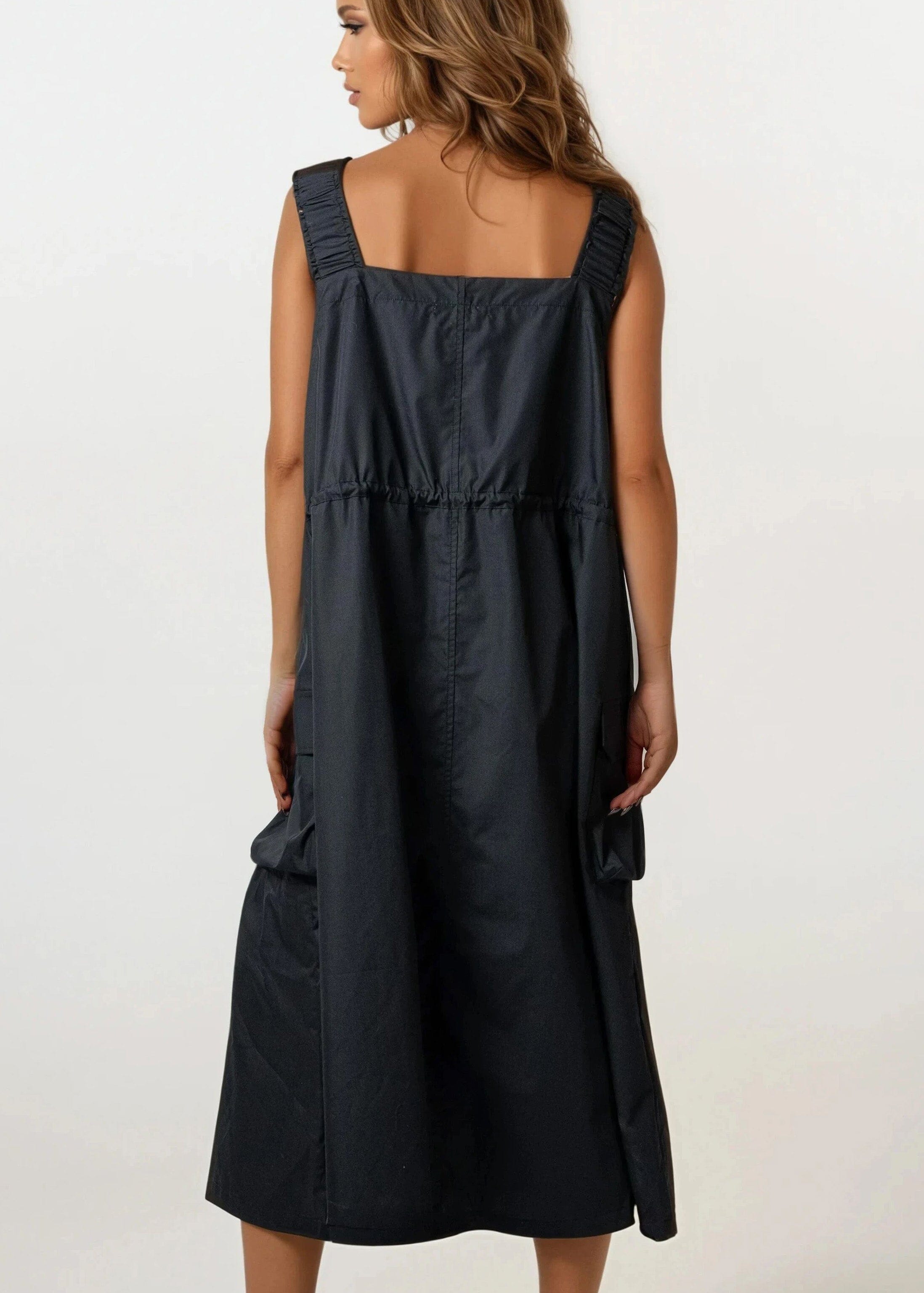 Cargo Core Zip Overall Dress - Kate Hewko Cargo Core Zip Overall Dress - Kate Hewko