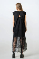 Chain-Link Embellished Lace Dress Dresses Kate Hewko 