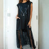 Chain-Link Embellished Lace Dress Dresses Kate Hewko 