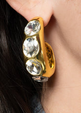 Chunky Retro Gemstone Earrings Earrings Kate Hewko 