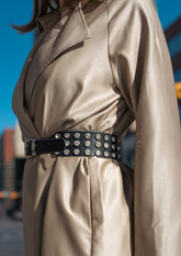 Chunky Vegan Embellished Belt Belts Kate Hewko 