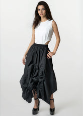 Cinched Hem Athleisure Skirt Skirts Kate Hewko 