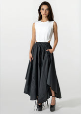 Cinched Hem Athleisure Skirt Skirts Kate Hewko 