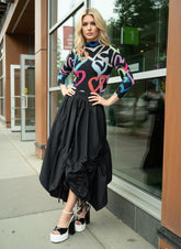 Cinched Hem Athleisure Skirt Skirts Kate Hewko 