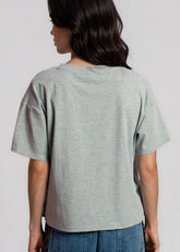Cinched Mesh Panel Tee Tees Kate Hewko 
