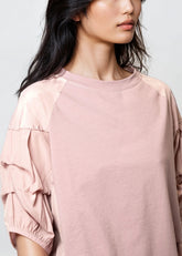 Cinched Sleeve Tee Tees Kate Hewko 