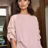 Cinched Sleeve Tee Tees Kate Hewko 