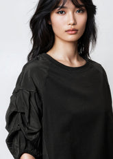 Cinched Sleeve Tee Tees Kate Hewko 