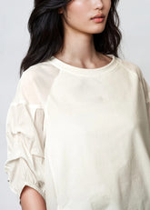 Cinched Sleeve Tee Tees Kate Hewko 