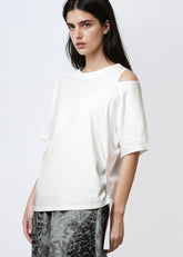 Cold Shoulder Strap Tee Tees Kate Hewko 