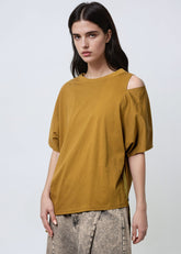 Cold Shoulder Strap Tee Tees Kate Hewko 