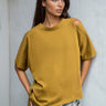 Cold Shoulder Strap Tee Tees Kate Hewko 