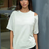 Cold Shoulder Strap Tee Tees Kate Hewko 