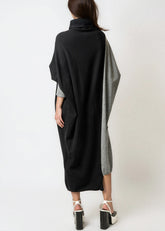 Color Block Turtleneck Sweater Dress Dresses Kate Hewko 