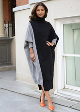 Color Block Turtleneck Sweater Dress Dresses Kate Hewko Multicolor One size 