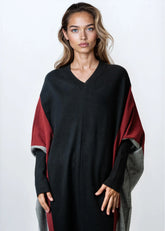 Colorblock Batwing Sweater Dress Dresses Kate Hewko 