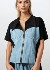 Colorblock Corset Zip Set Two Piece Sets Kate Hewko 