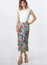 Comic Midi Skirt Skirts Kate Hewko 