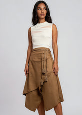 Cord Tassel Layered Skirt Skirts Kate Hewko 