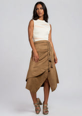 Cord Tassel Layered Skirt Skirts Kate Hewko 