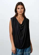 Cowl Neck Tank Top Tank Tops Kate Hewko 