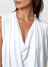 Cowl Neck Tank Top Tank Tops Kate Hewko 