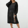 Crochet Layering Sweater Dress Sweaters Kate Hewko Black One size 