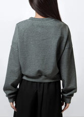 Cropped Buckled Sweatshirt Sweatshirts Kate Hewko 