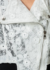 Cropped Lace Rider Jacket Outerwear Kate Hewko 