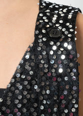 Cropped Sequin Layering Vest Vests Kate Hewko 