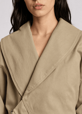 Cropped Trench Bomber Jacket Outerwear Kate Hewko 