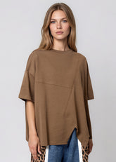 Crosscut Hem Tee Tees Kate Hewko 