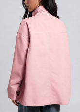 Crystal Embellished Utility Jacket Outerwear Kate Hewko 