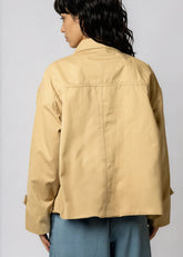 Crystal Embellished Utility Jacket Outerwear Kate Hewko 