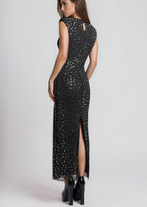 Crystal Ruched Maxi Dress Dresses Kate Hewko 