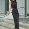 Crystal Ruched Maxi Dress Dresses Kate Hewko 