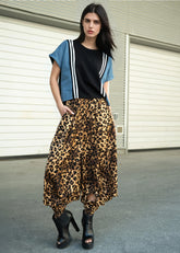Cuffed Leopard Harem Pants Pants Kate Hewko 