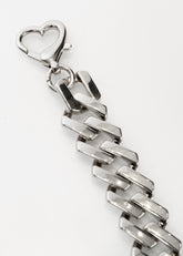 Curb Chain Heart Clasp Bracelet Bracelets Kate Hewko 