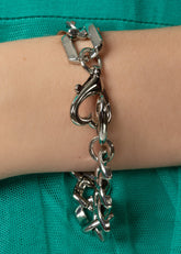 Curb Chain Heart Clasp Bracelet Bracelets Kate Hewko 
